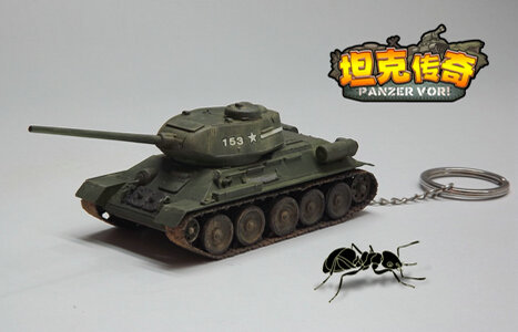 《蚁人》坦克钥匙链 经典坦克T-34《坦克传奇》封测登场