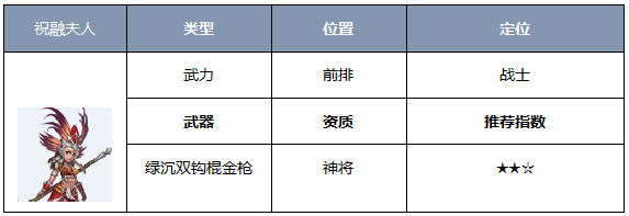 战龙之刃武将