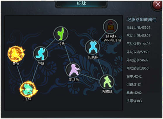 《白发魔女传》正版手游 经脉系统介绍