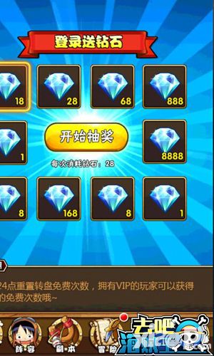 去吧海贼王女神玩法