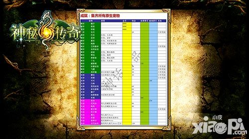 惊叹!《神秘传奇》美服玩家自创宠物收集攻略