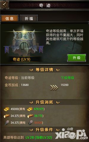 魔法门挂机奇迹系统