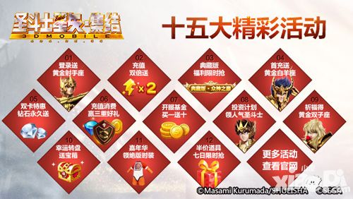  圣斗士星矢：集结内容