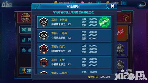 萌新出击成就系统