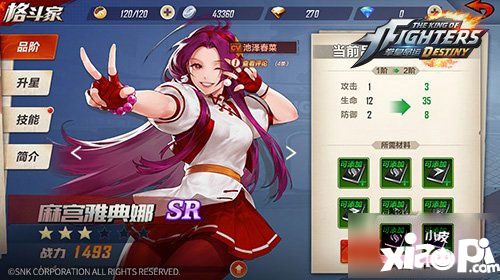 拳皇命运麻宫雅典娜技能详解 超能力队主角