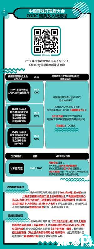 2019年第十七届ChinaJoy展前预览(大型会议篇—CGDC)正式发布