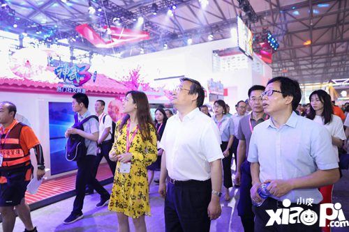 2019CJ首日,中宣部副部长梁言顺等领导莅临参展企业展台