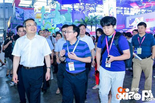 2019CJ首日,中宣部副部长梁言顺等领导莅临参展企业展台