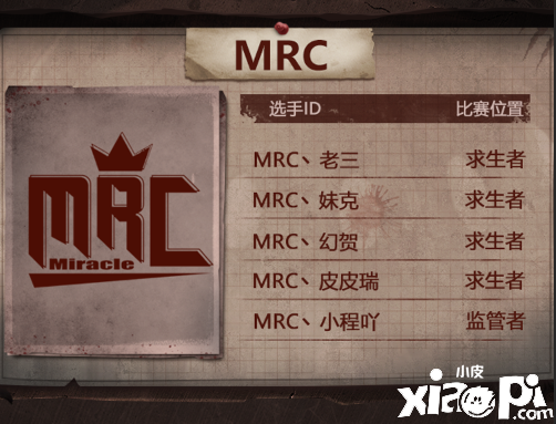 COAⅢ中国大陆4支战队晋级,《第五人格》专访MRC队长老三
