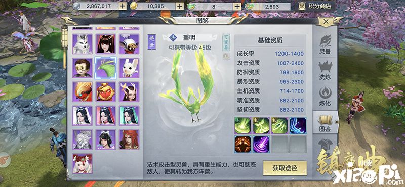 传说中的神鸟降世,《镇魔曲》全新灵兽“重明”上线