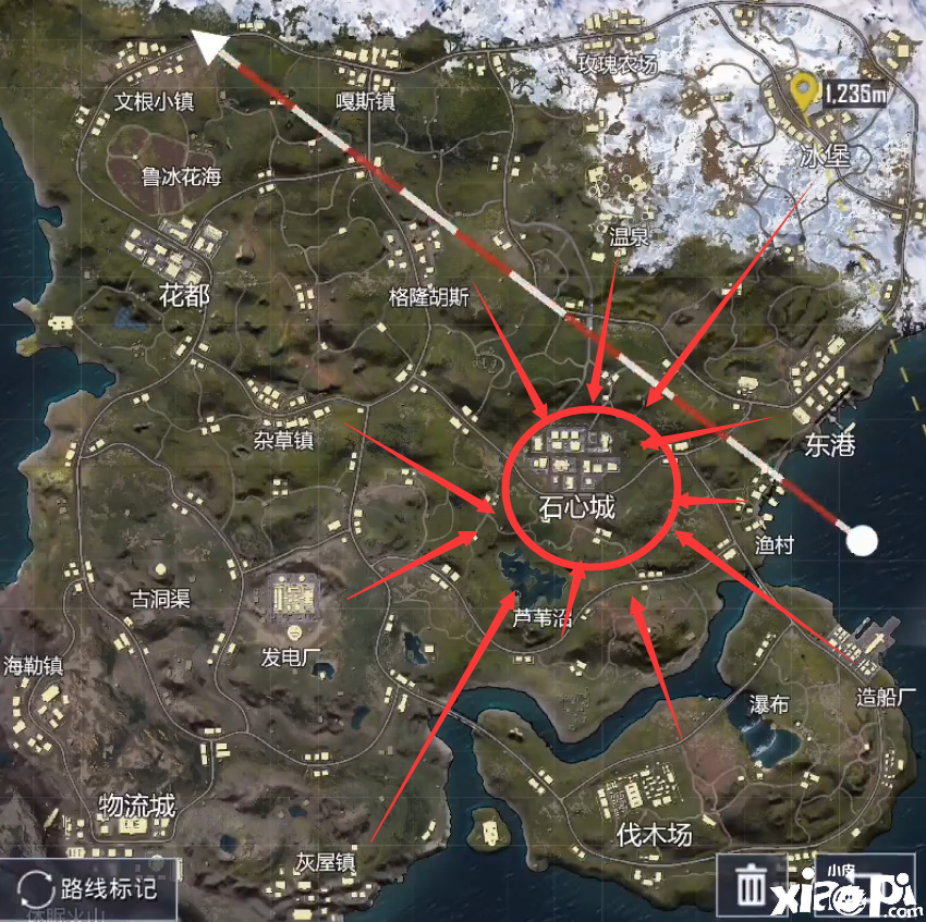 《和平精英 》山谷钢枪战术预热,石心城将是下一个天堂?