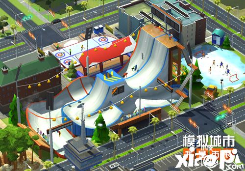 《模拟城市:我是市长》冬季运动主题建筑闪亮登场