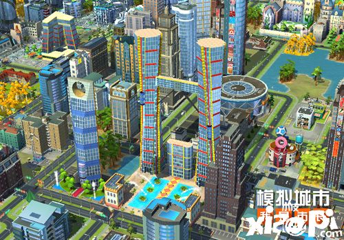 《模拟城市:我是市长》摩天都市建筑闪亮登场!