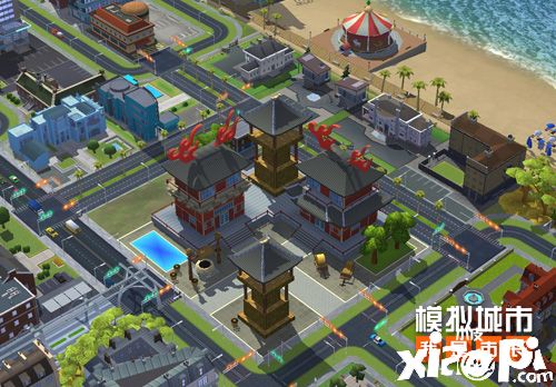 《模拟城市:我是市长》建造东方风格的消防馆