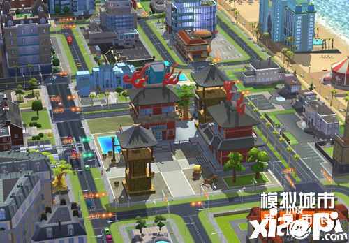 《模拟城市:我是市长》建造东方风格的消防馆