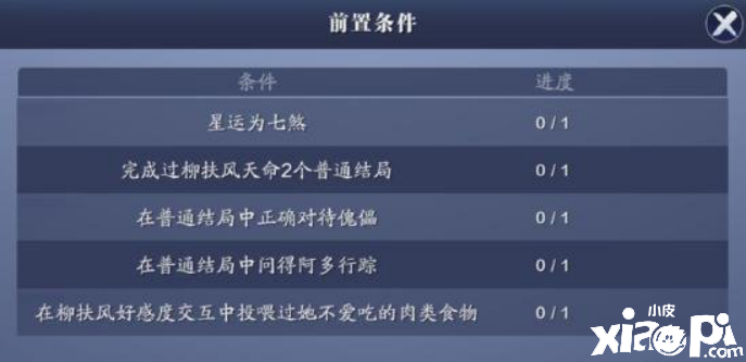 天涯明月刀手游柳扶风天命攻略