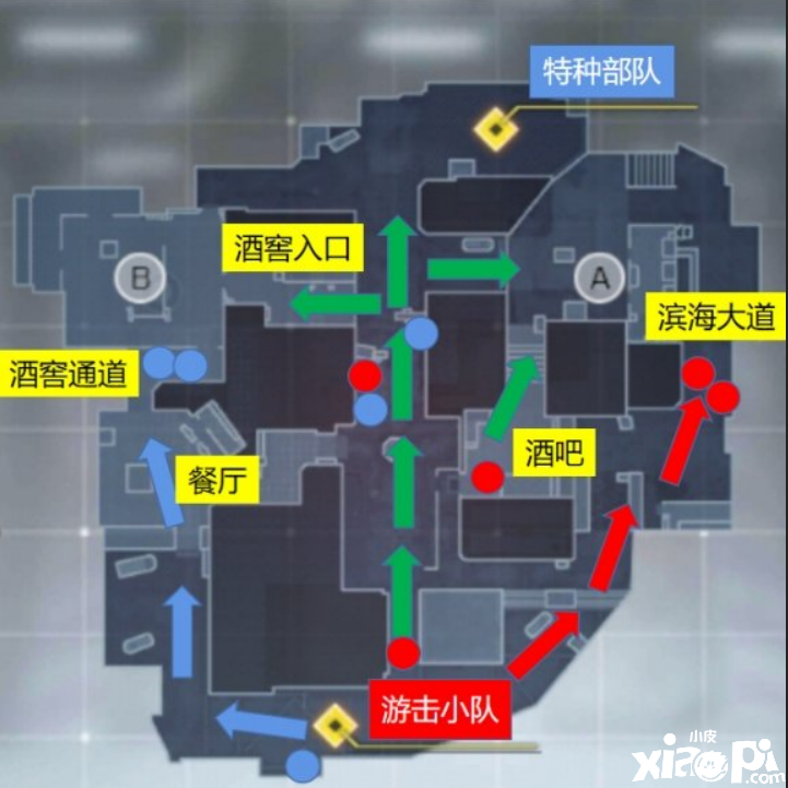 使命召唤手游滨海酒镇点位及攻防路线介绍
