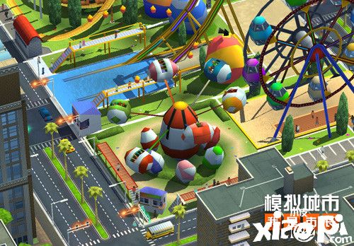 《模拟城市:我是市长》建造绚丽的卡通乐园