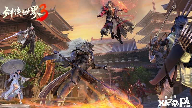 西山居《剑侠世界3》iOS不付费删档测试9月开启