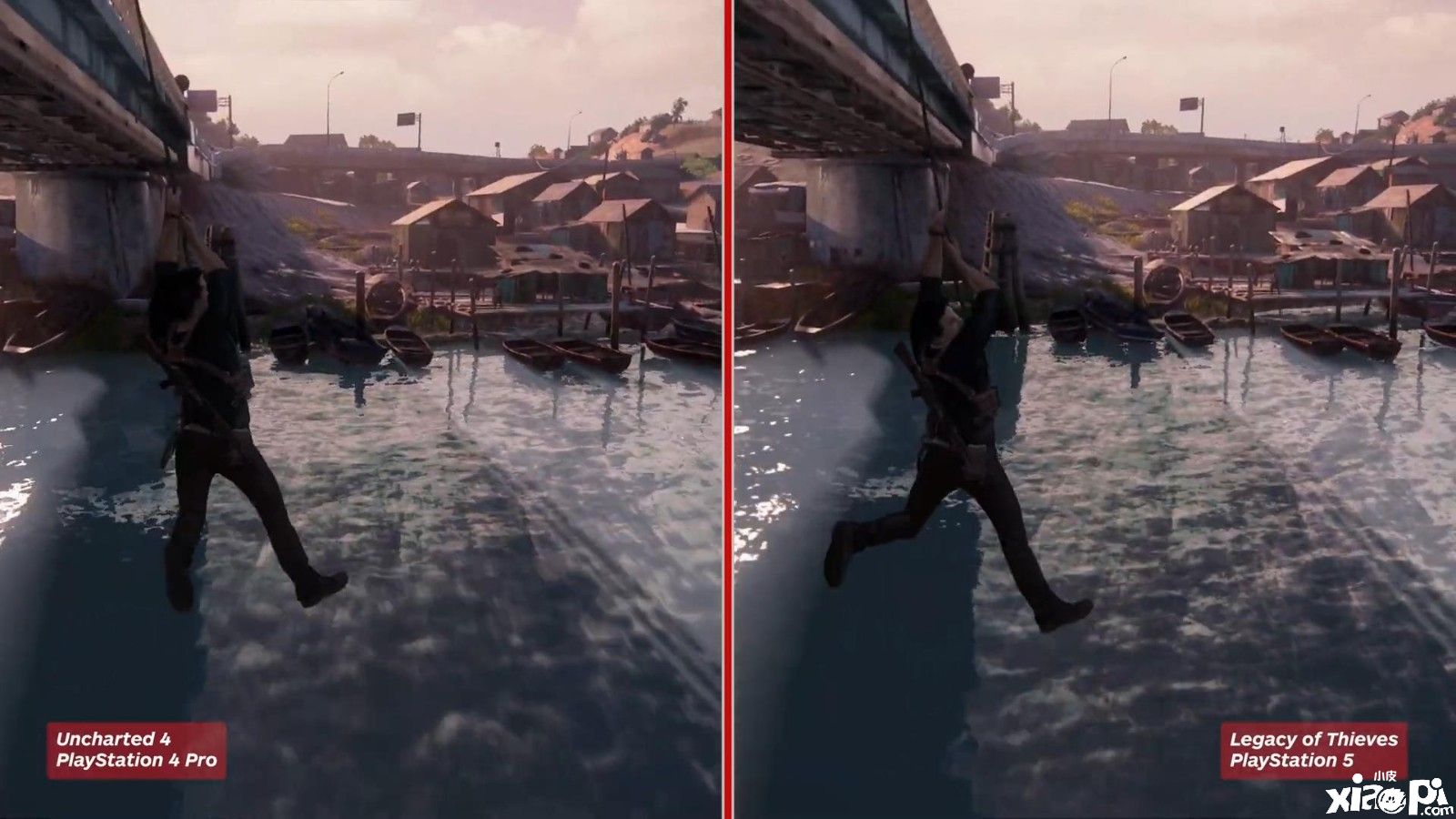 《神秘海域:盗贼遗产合集》PS5版对比PS4 Pro版视频曝光!