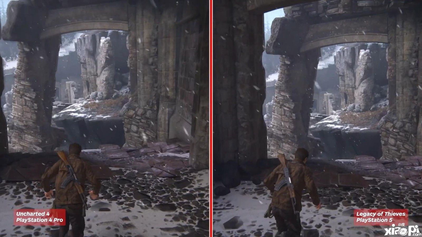 《神秘海域:盗贼遗产合集》PS5版对比PS4 Pro版视频曝光!