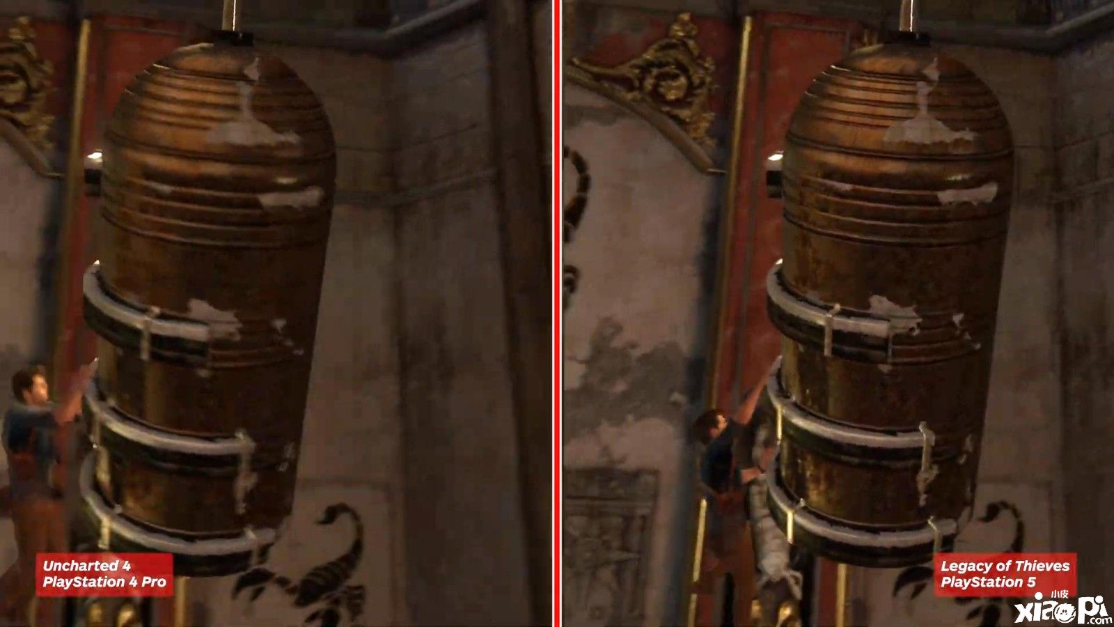 《神秘海域:盗贼遗产合集》PS5版对比PS4 Pro版视频曝光!