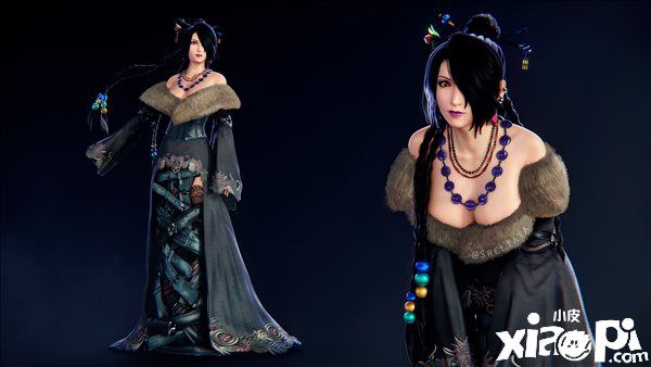 《最终幻想7:重制版》蒂法Cos露露MOD公布,真大啊!