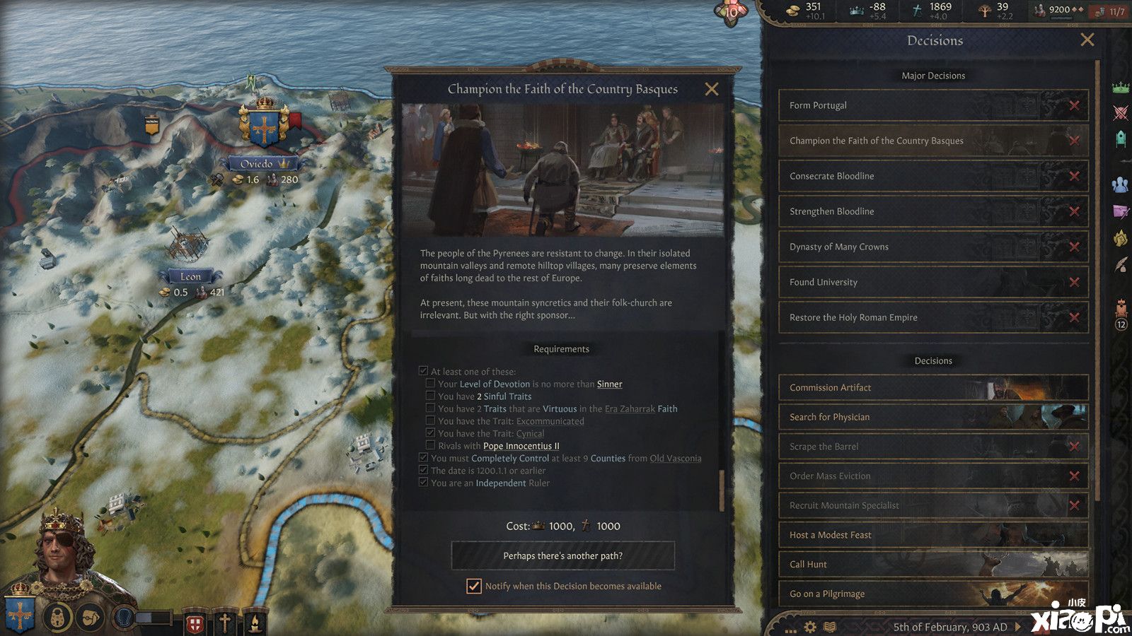 《十字军之王3》DLC“伊比利亚的命运”正式发售!
