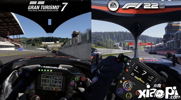 《F1 22》较比《GT7》游戏画面视频公布,二者各有各的优势!
