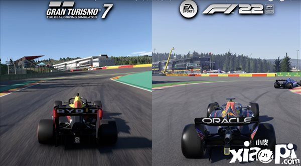 《F1 22》较比《GT7》游戏画面视频公布,二者各有各的优势!