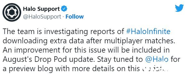 《光环:无限》多人模式出现惊天BUG,对局一场游戏需消耗近1G流量!
