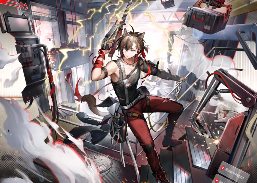 《明日方舟》新六星工匠白铁技能预测,地面版辅助打字机!