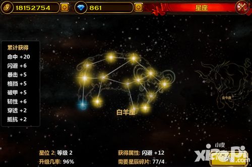 全民骑战星座