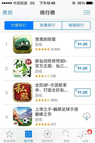 爆红 新浪手游《上帝之手》IOS上线一周成绩卓著