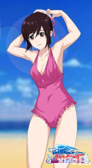 二次元维密秀 《死神觉醒》性感泳装喷血上镜