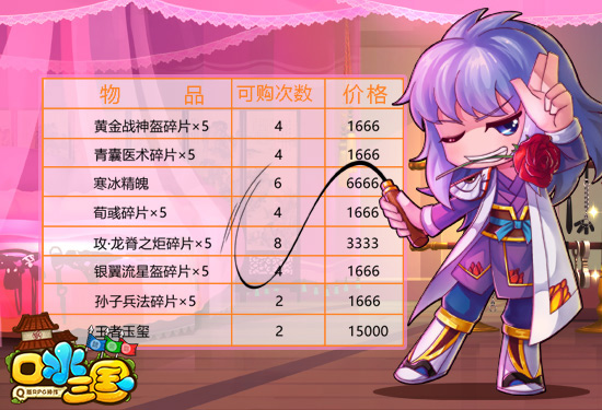 四年一次的生日 《口水三国》闰年商城上线