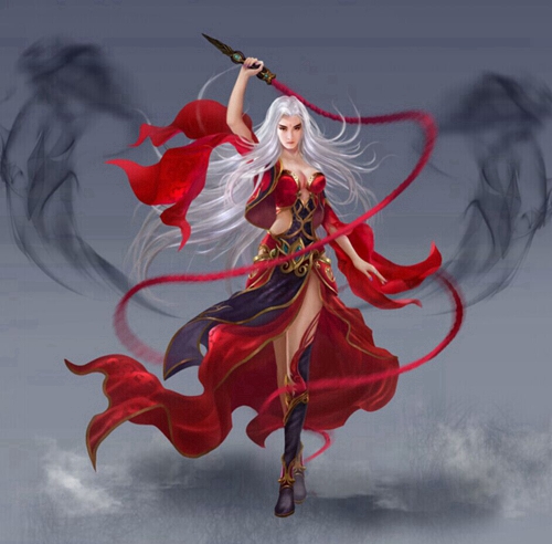 《白发魔女传》手游设计稿流出 练霓裳霸气甩鞭再现