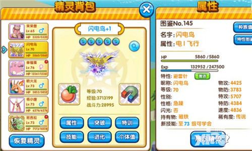  《口袋妖怪复刻》新版本的雷霆之主——闪电鸟