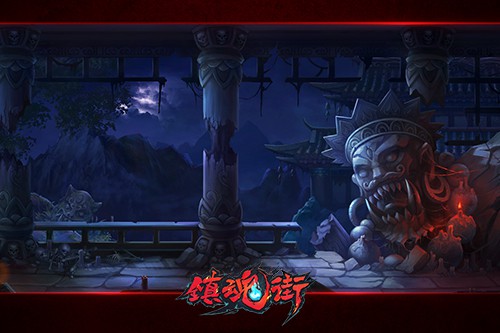 《镇魂街》手游场景原画曝光 诠释原作暗黑风格