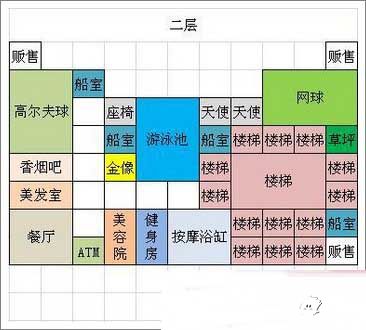 豪华大游轮物语布局图图片