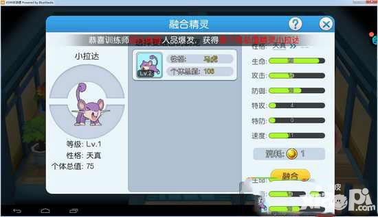 口袋妖怪VS个体值提升