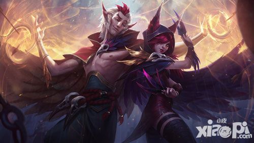 LOL新英雄曝光 双生情侣霞与洛