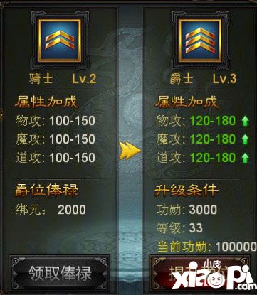至尊战纪爵位