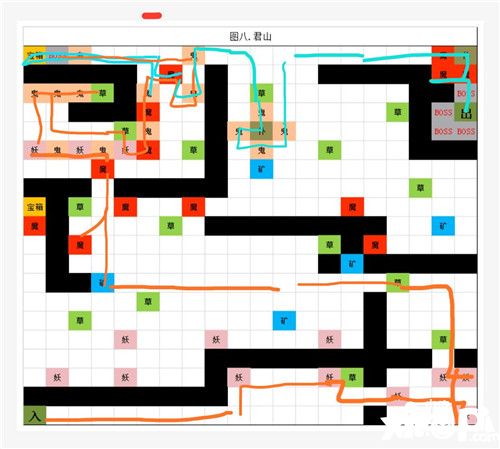 想不想修真图7图8路线