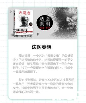 我是谜法医秦明剧本介绍