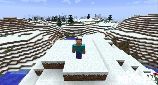 《我的世界》百年难遇的种子，神秘雪村与变异雪屋见过吗