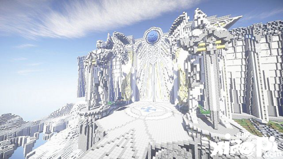 作者:mcserveruk天堂之门这片炫目的白色建筑中有龙,生命树和喷泉等等