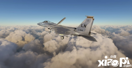《微软飞行模拟2020》新展示图：F-15战机鹰击长空