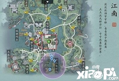 天涯明月刀手游江南郑谷楼恶霸的位置介绍