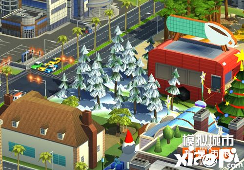 《模拟城市：我是市长》为城市披上冬季盛装